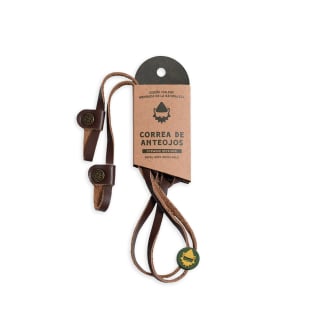 STRAP GNOMO ANTEOJOS LEATHER BIEKEP BROWN CUERO - 1