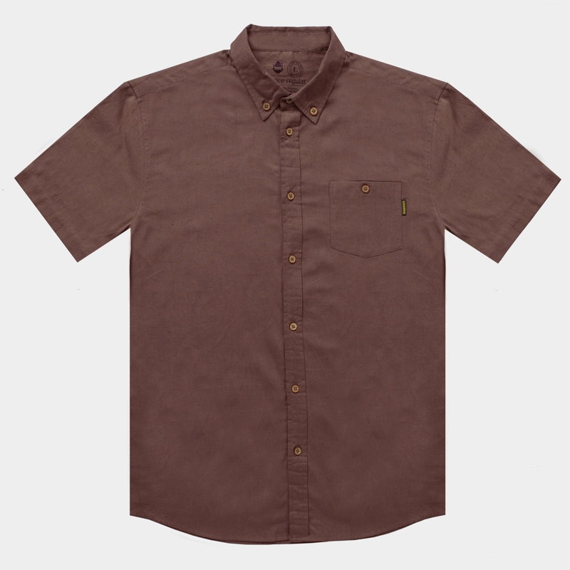CAMISA CERIL HOMBRE TERRACOTA - 1