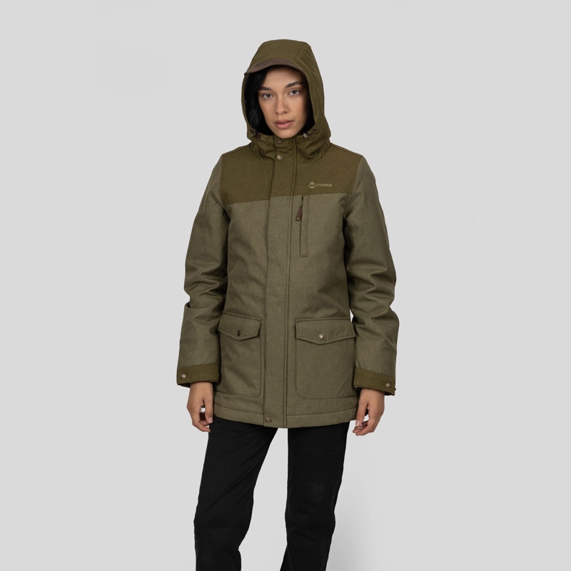 CHAQUETA HANERET MUJER GREEN GNOMO - 1
