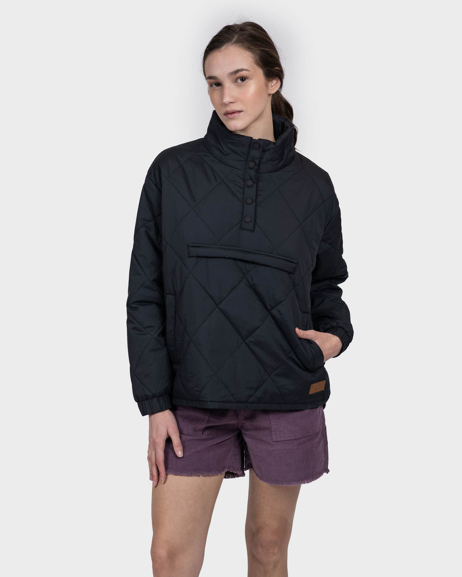 CHAQUETA PULLOVER ECO CARLAK MUJER BLACK GNOMO - 2