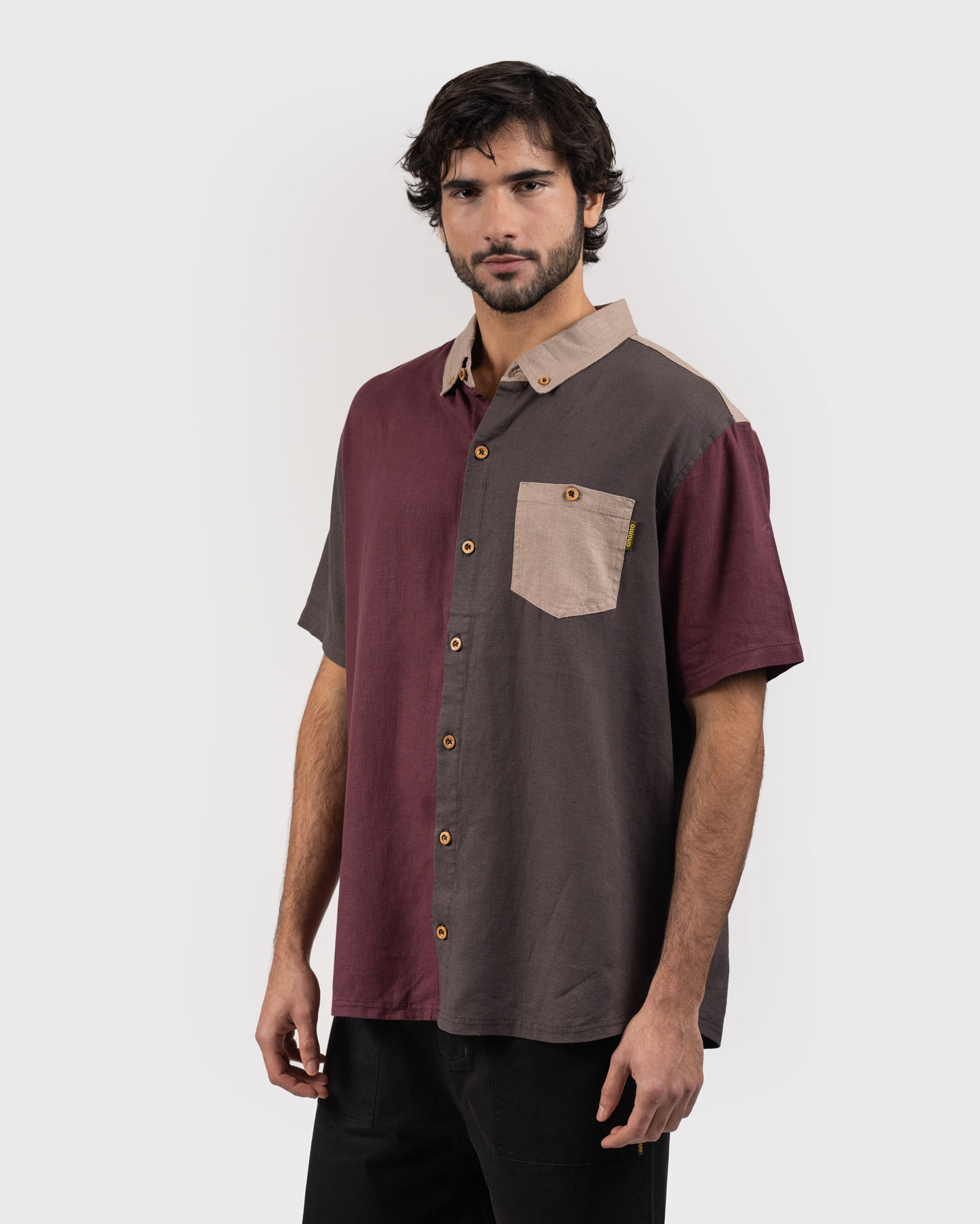 CAMISA LINO CERIL HOMBRE TRITONO GREY GNOMO - 2