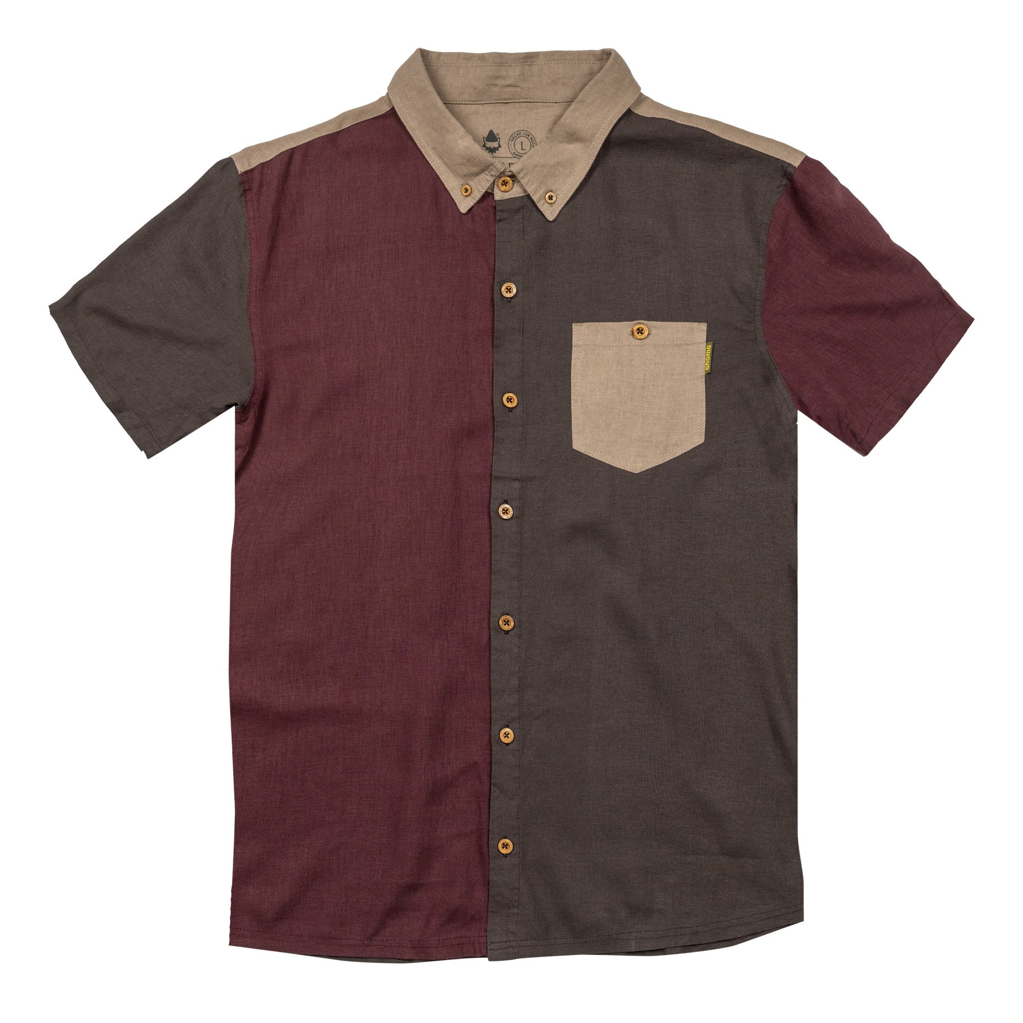 CAMISA LINO CERIL HOMBRE TRITONO GREY GNOMO - 4