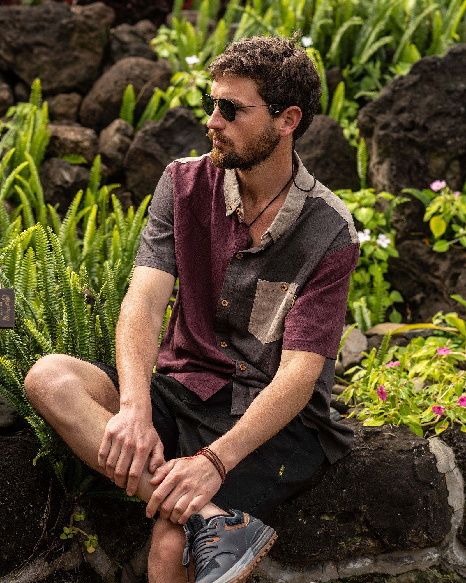 CAMISA LINO CERIL HOMBRE TRITONO GREY GNOMO - 5