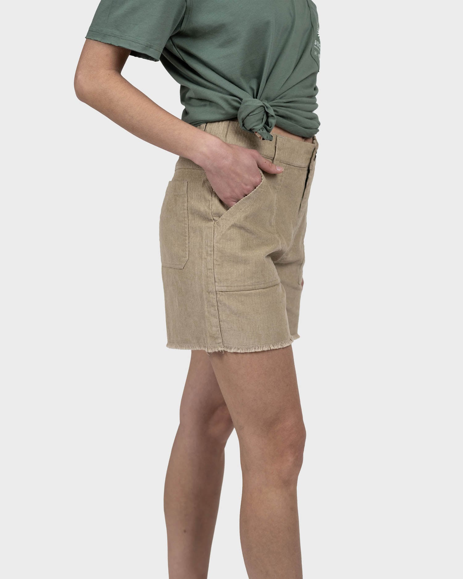 SHORT ALGODÓN REGULAR FIT MUJER GNOMO SAND INKAN COTELÉ - 2