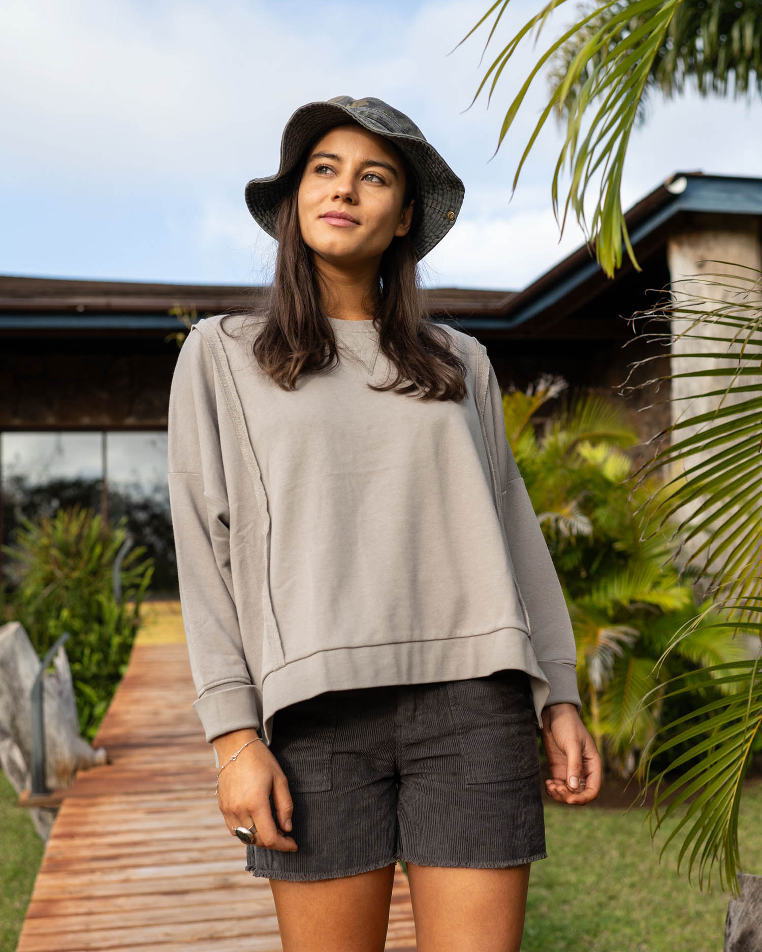 SHORT ALGODÓN REGULAR FIT MUJER GNOMO DARKGREY INKAN COTELÉ - 5