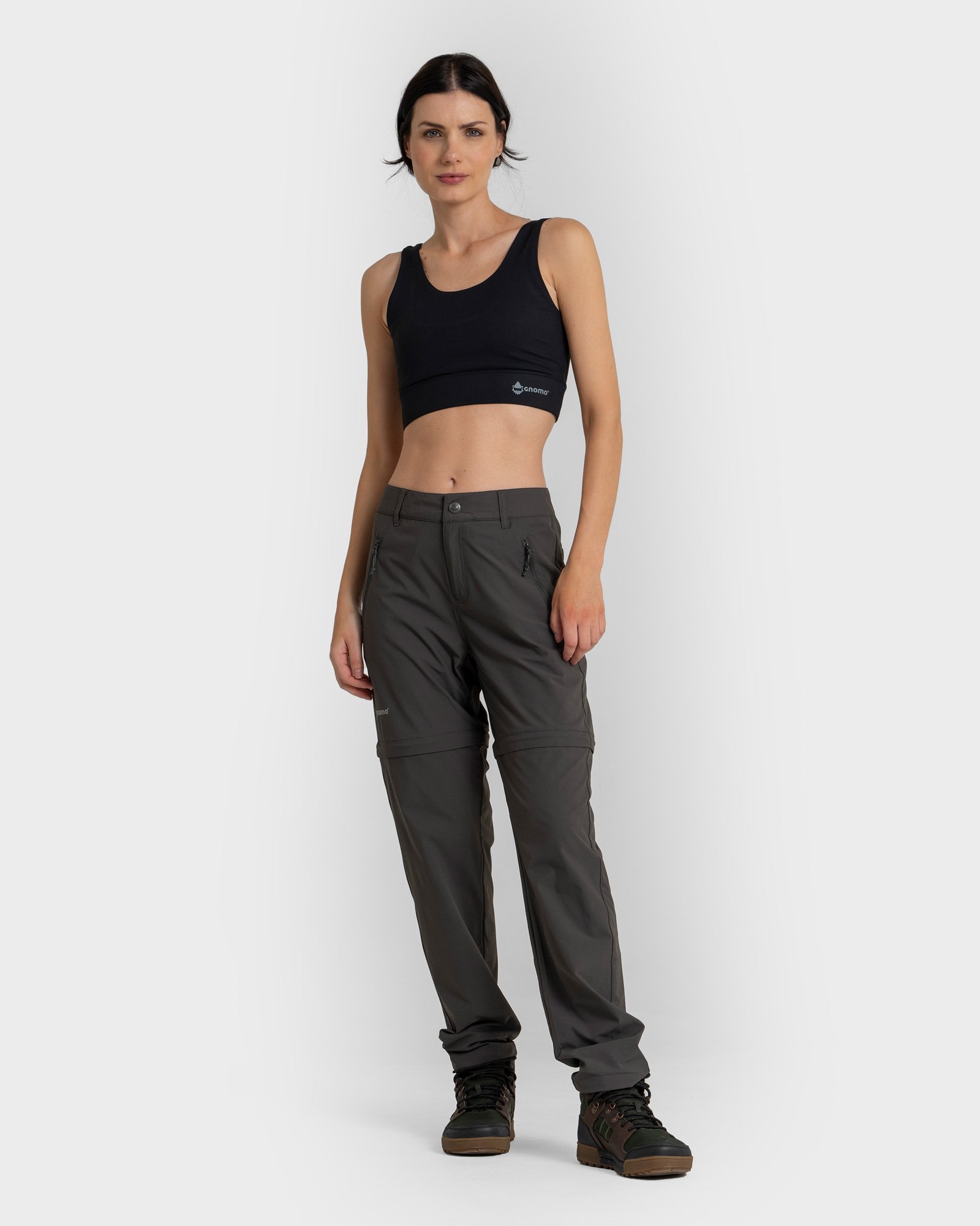 PANTALÓN REGULAR FIT MUJER GNOMO DARKGREY ENNIN CONVERTIBLE - 3