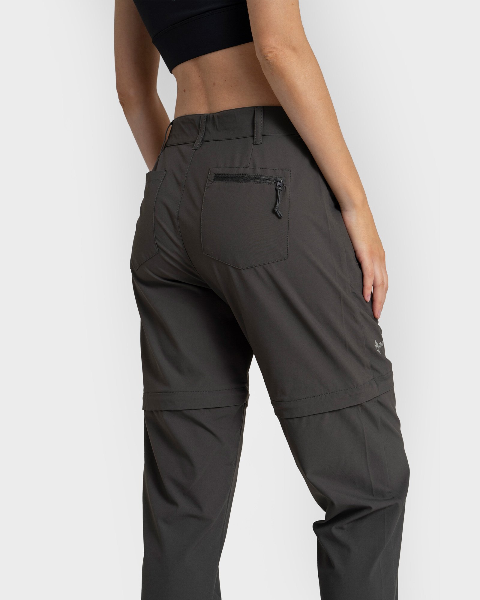 PANTALÓN REGULAR FIT MUJER GNOMO DARKGREY ENNIN CONVERTIBLE - 5