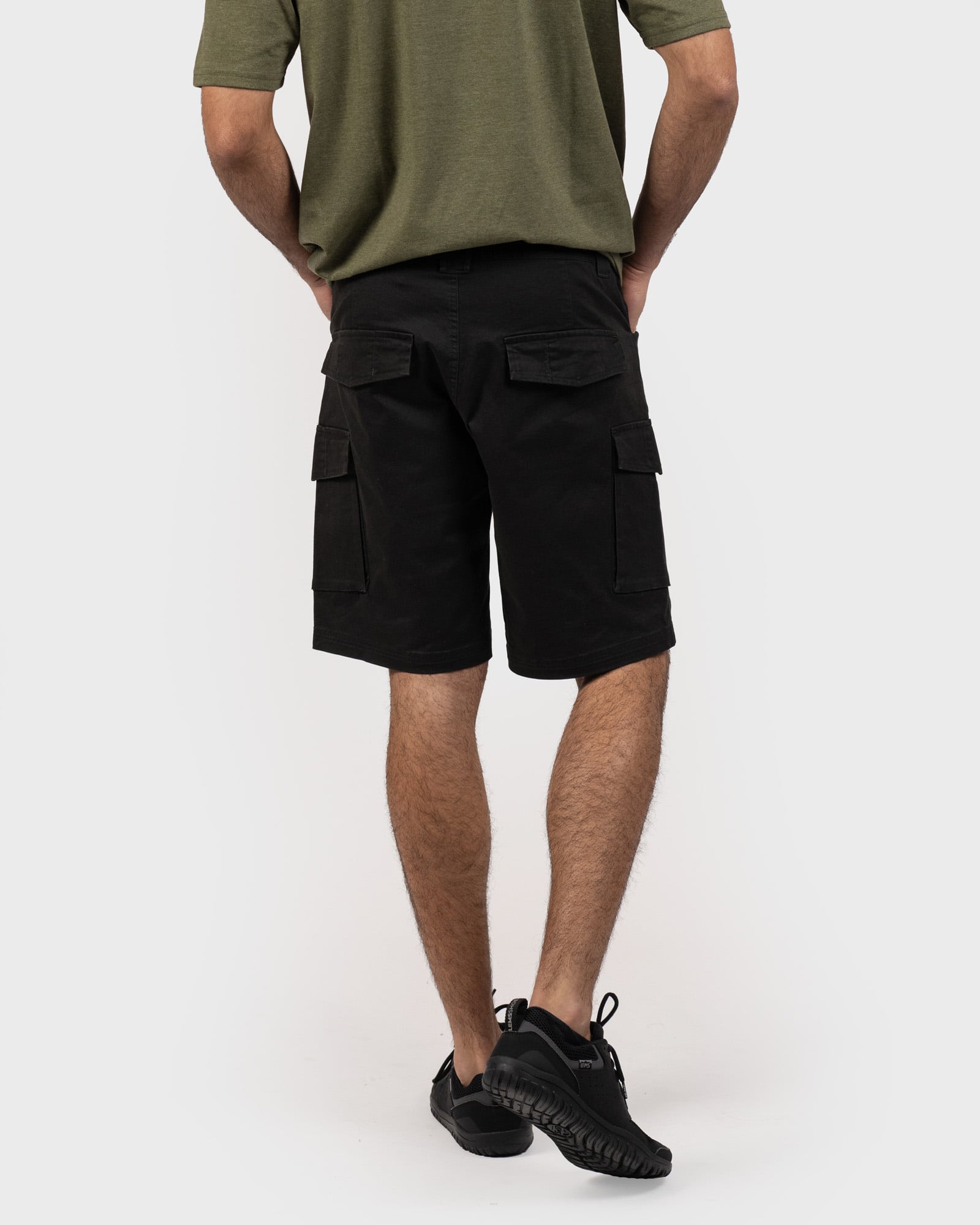 SHORT ALGODÓN REGULAR FIT HOMBRE GNOMO NEGRO HILMAN - 3