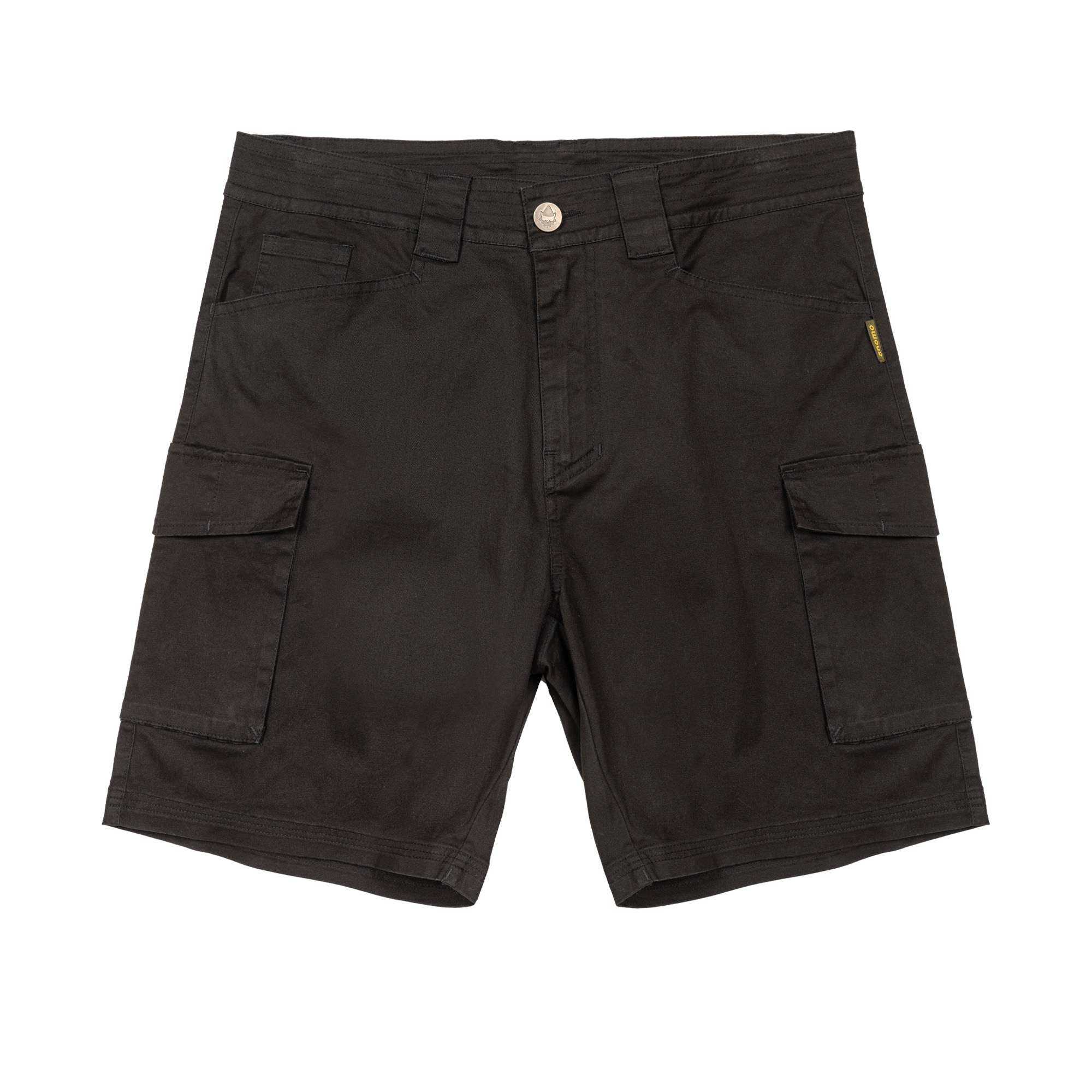 SHORT ALGODÓN REGULAR FIT HOMBRE GNOMO NEGRO HILMAN - 4