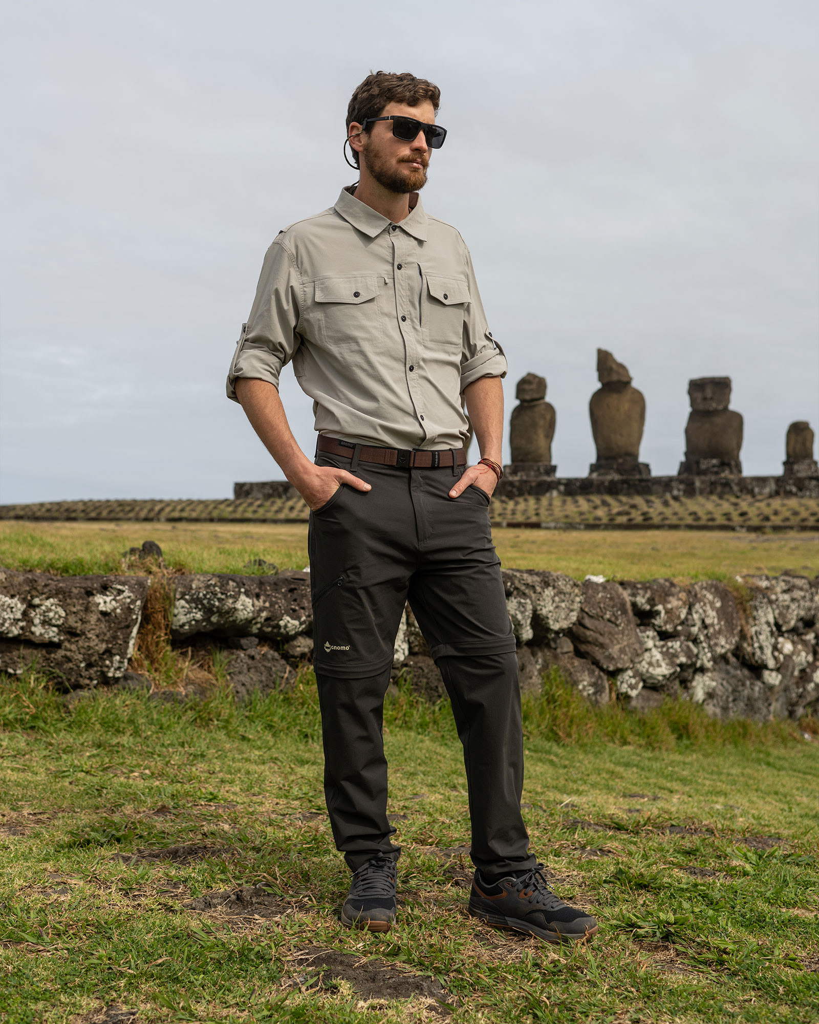 PANTALÓN REGULAR FIT HOMBRE GNOMO NEMDYC CONVERTIBLE - 4