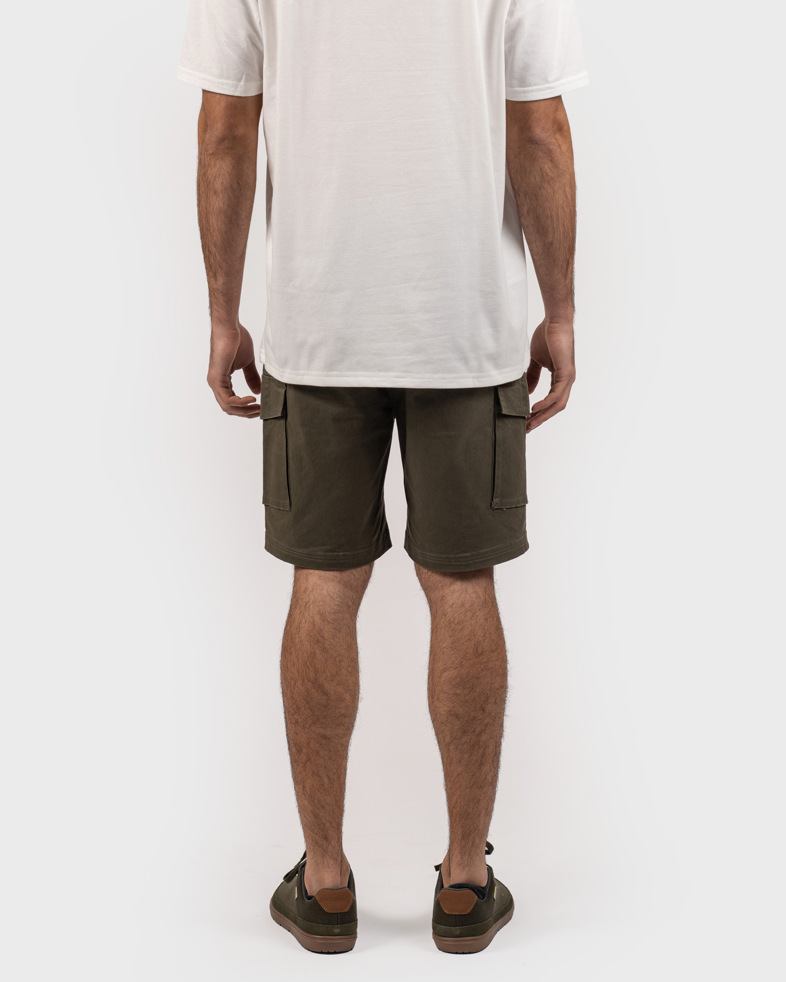 SHORT ALGODÓN REGULAR FIT HOMBRE GNOMO VERDE HILMAN - 3