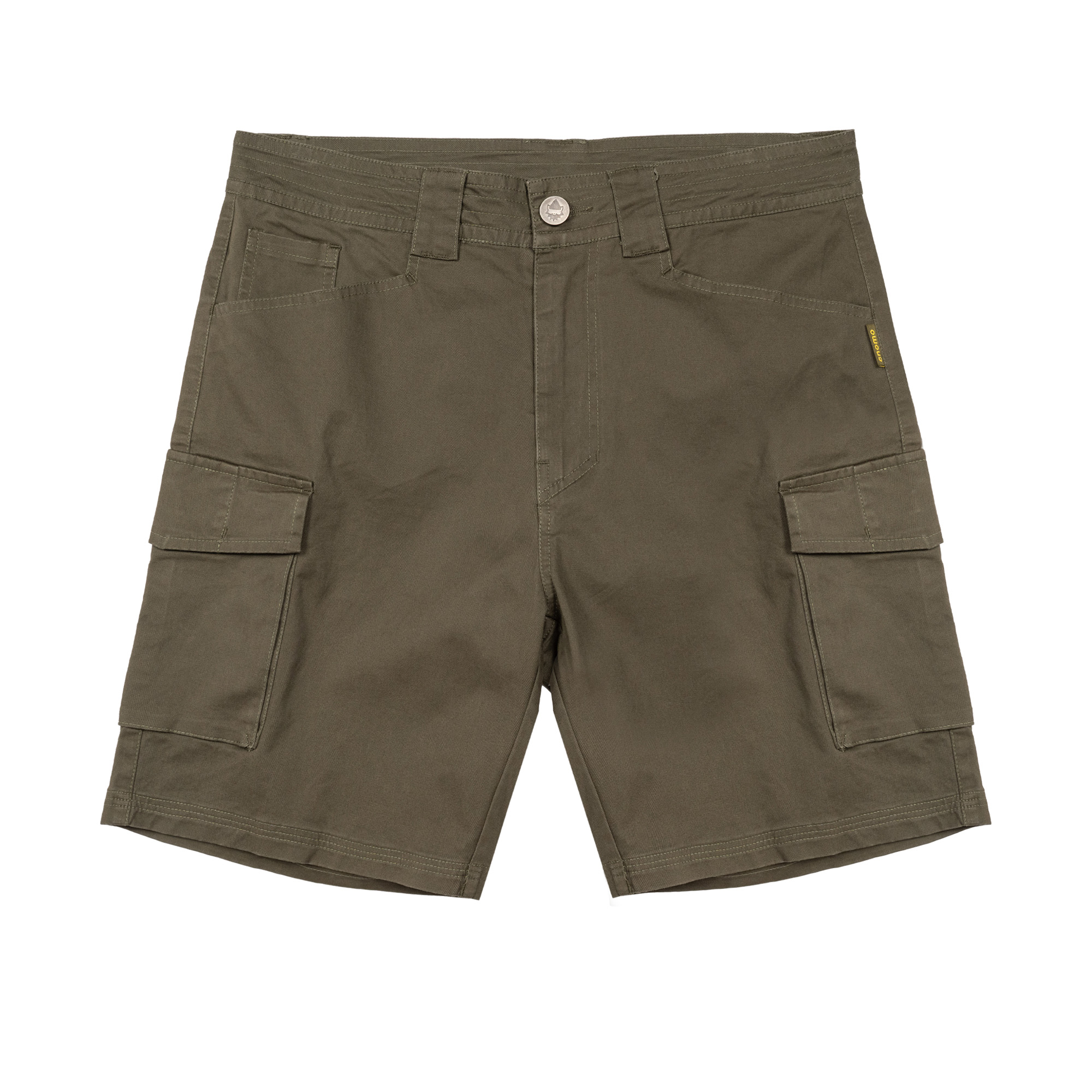 SHORT ALGODÓN REGULAR FIT HOMBRE GNOMO VERDE HILMAN - 4