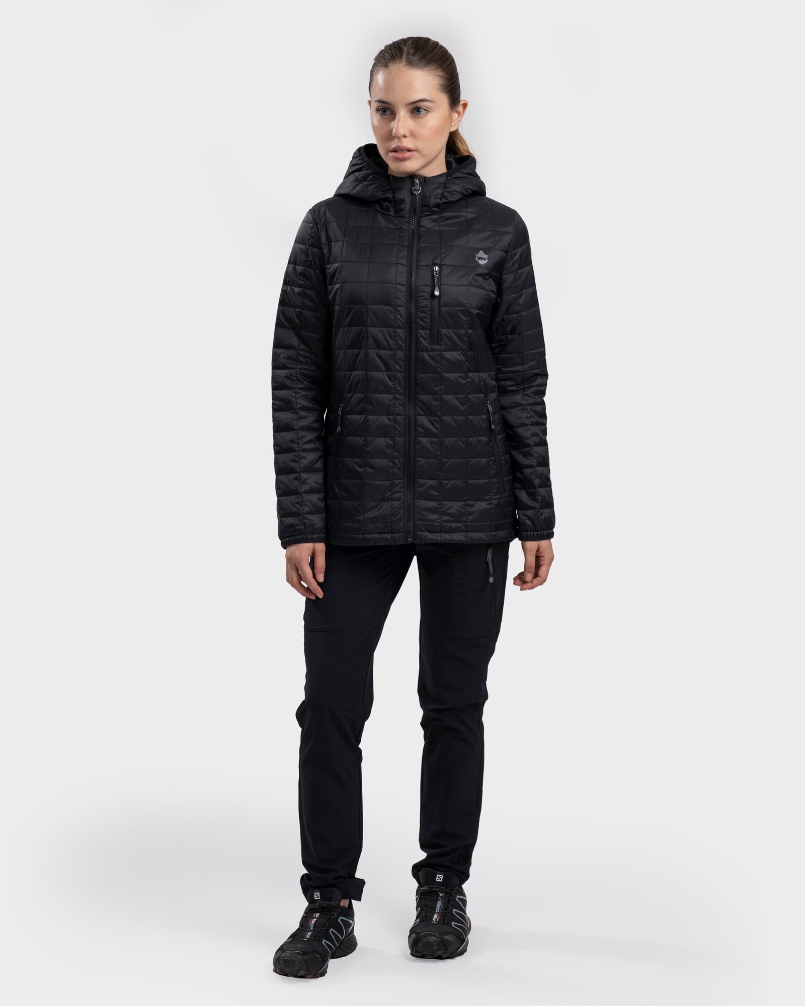 PARKA MUJER GNOMO ECO ALNER BLACK - 1