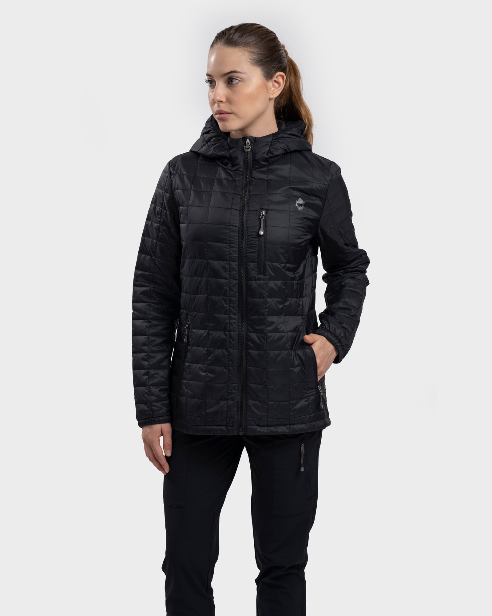 PARKA MUJER GNOMO ECO ALNER BLACK - 2