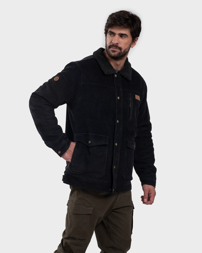 CHAQUETA COTELÉ MEMBA HOMBRE BLACK GNOMO - 2