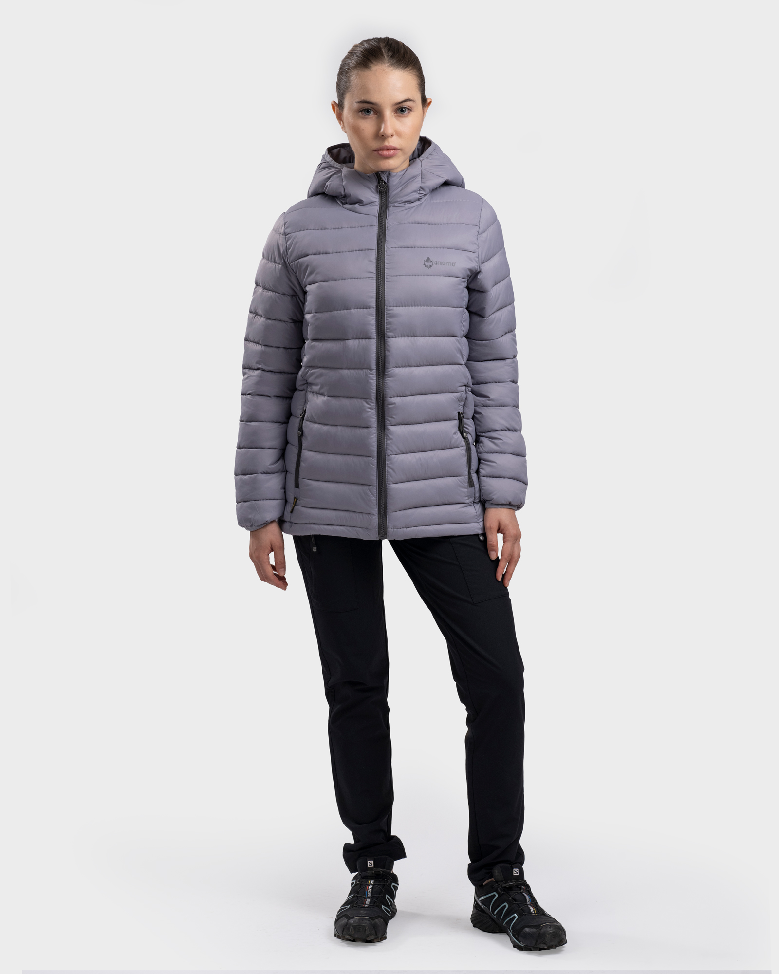 PARKA HOODIE ECO PADWI MUJER LILAC GNOMO - 1
