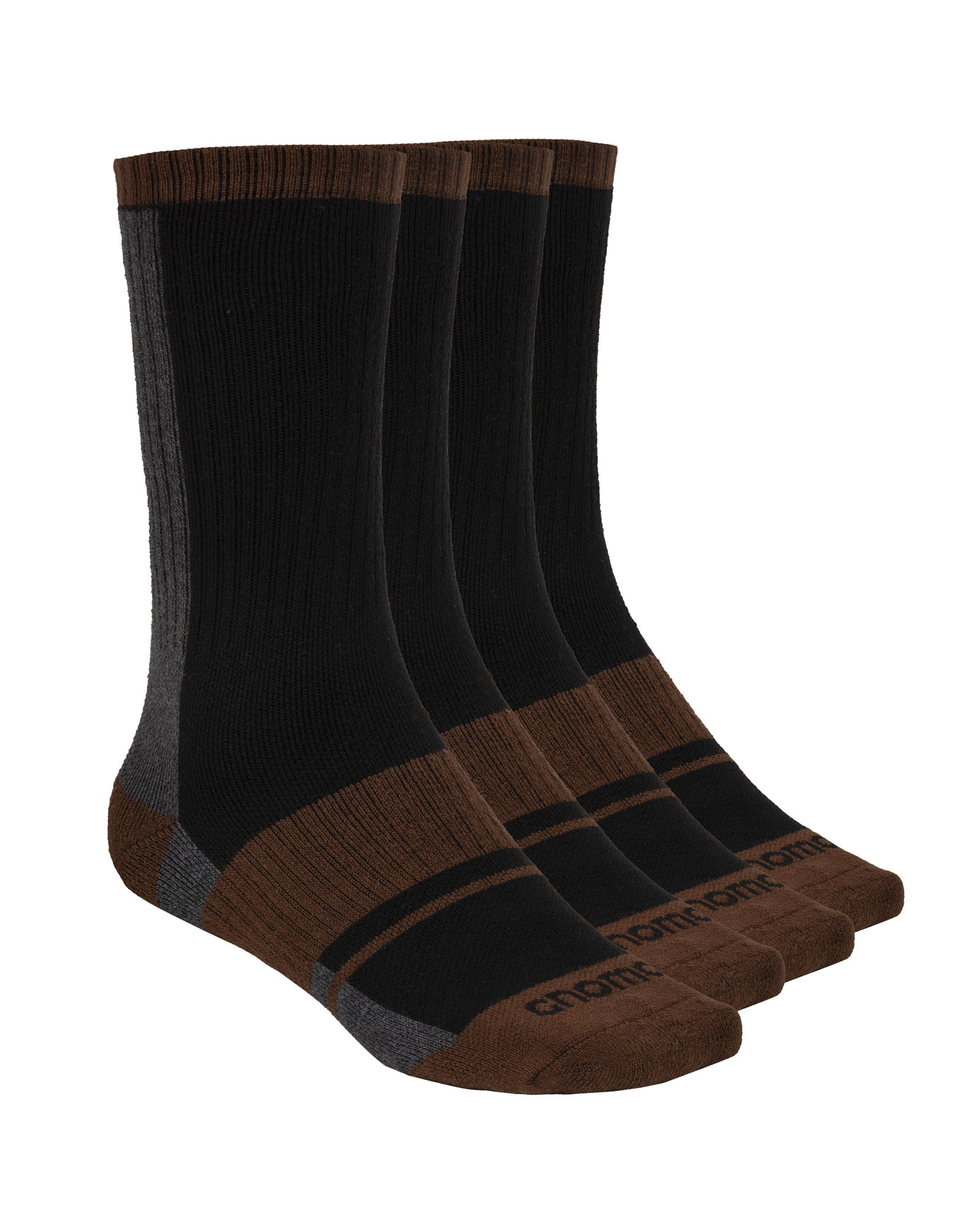 DUOPACK CALCETIN LANA MERINO HERLIS BLACK GNOMO - 1