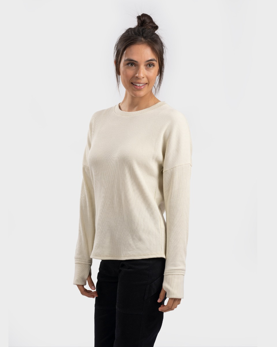 POLERA LODLAM WAFFLE MUJER GNOMO - 1