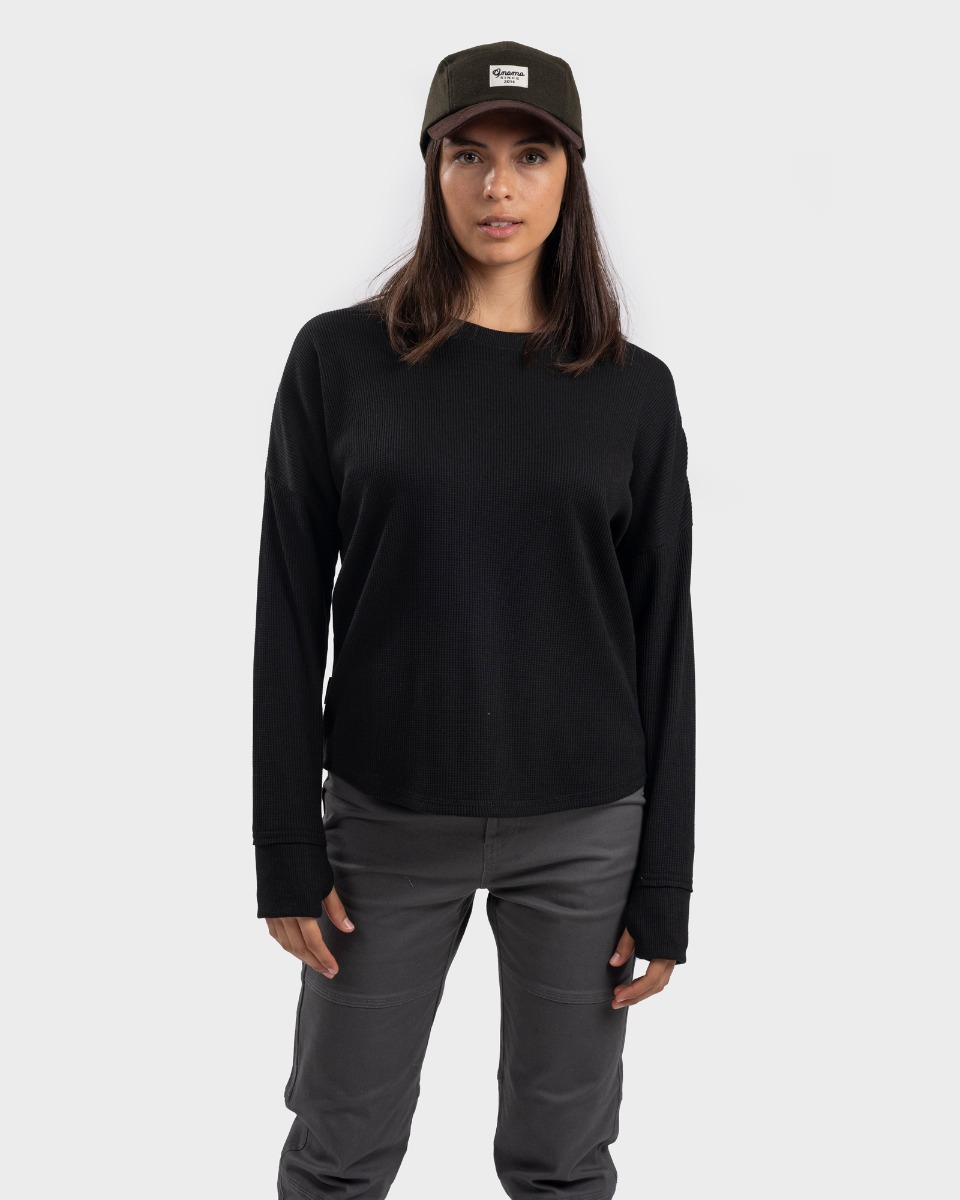 POLERA LODLAM WAFFLE MUJER GNOMO - 2
