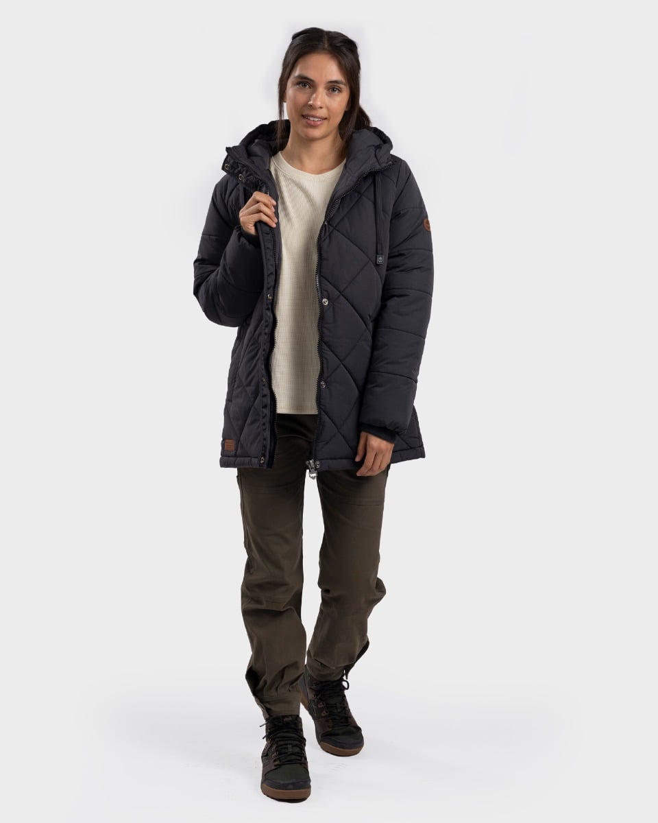 CHAQUETA ECO NILEN MUJER BLACK GNOMO - 2
