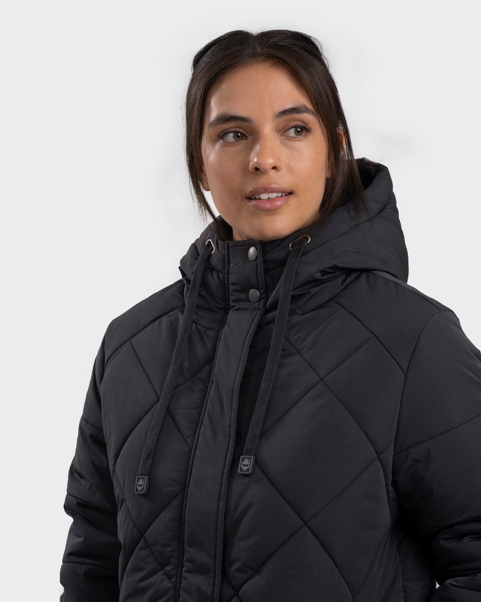 CHAQUETA ECO NILEN MUJER BLACK GNOMO - 4