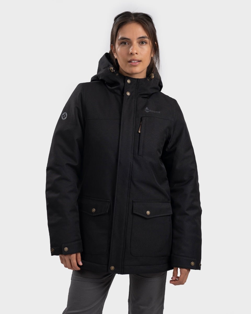 CHAQUETA HOODIE ECO HANERET MUJER GNOMO - 1