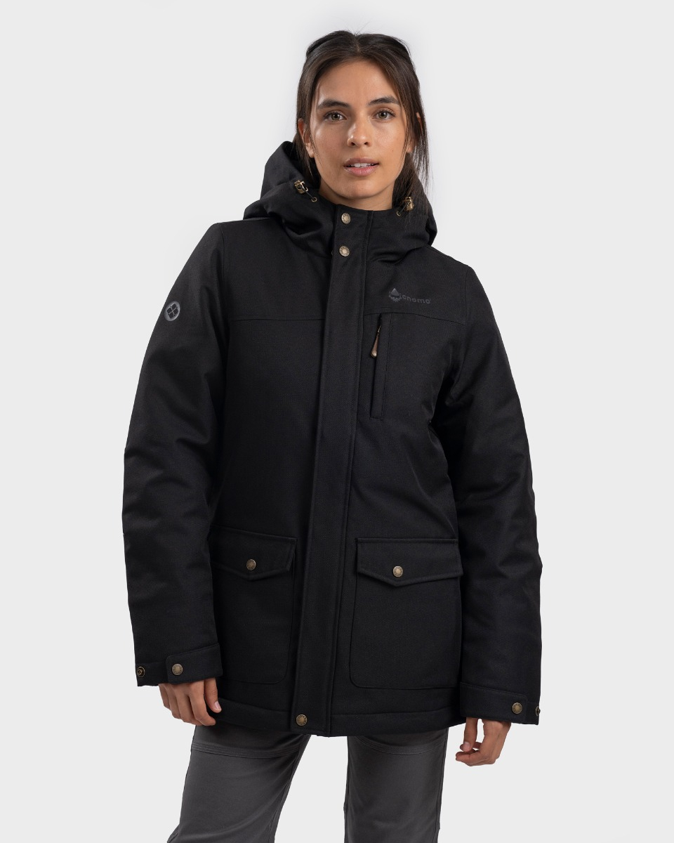 CHAQUETA HOODIE ECO HANERET MUJER GNOMO - 1