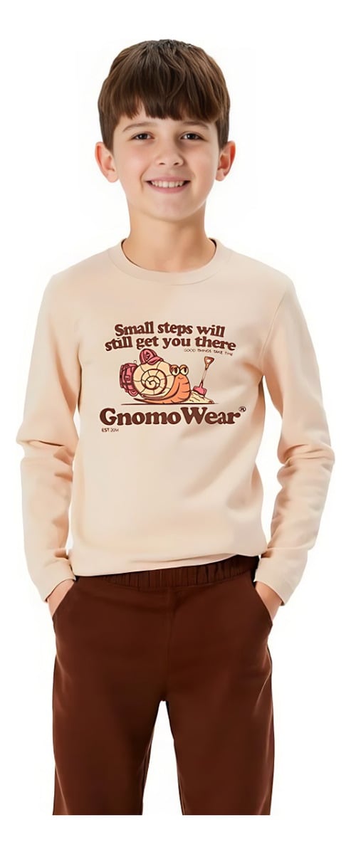 POLERA ECO MANGA LARGA F-17 NIÑOS GNOMO - 1