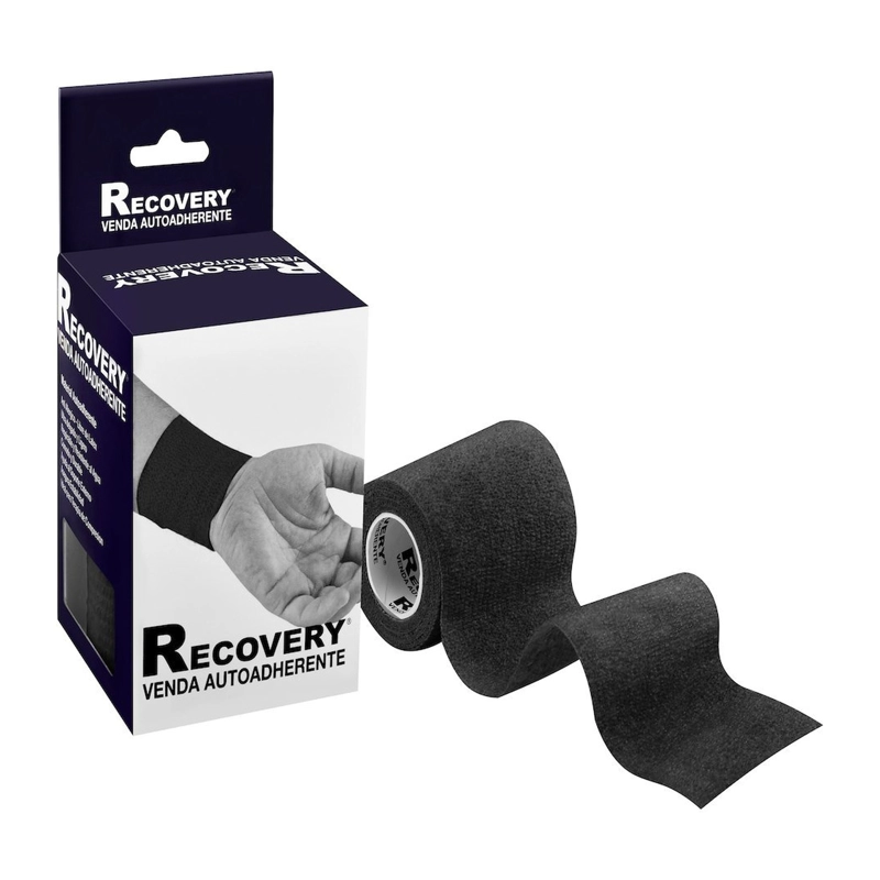 VENDA AUTOADHERENTE RECOVERY NEGRA 7,5 CM X 4,5 M - 1