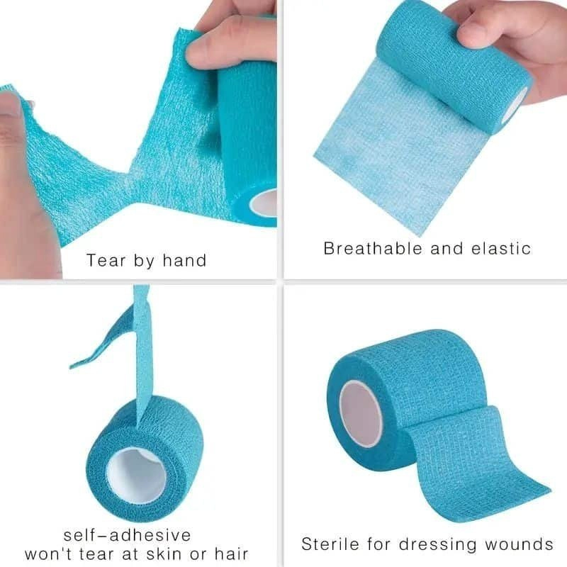 VENDA AUTOADHERENTE RECOVERY AZUL 7,5 CM X 4,5 M - 5