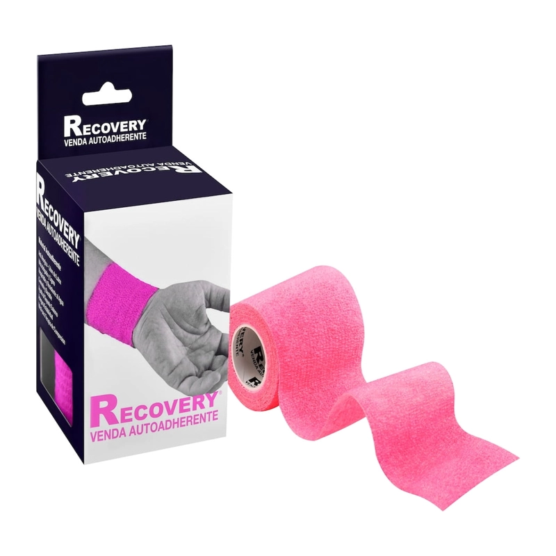 VENDA AUTOADHERENTE RECOVERY ROSADA 7,5 CM X 4,5 M - 1
