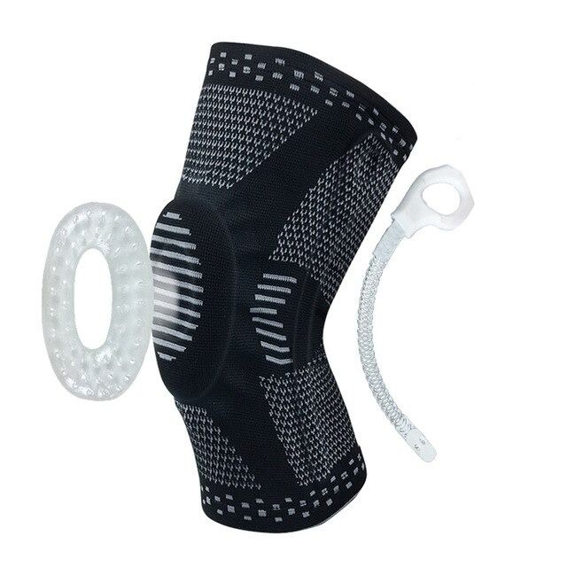 RODILLERA RECOVERY DEPORTIVA ORTOPÉDICA SOPORTE LATERAL ARTRITIS GYM GRIS S - 3