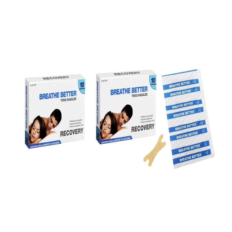PACK RESPIRA MEJOR TIRAS NASALES X 20 UNIDADES RECOVERY - 1