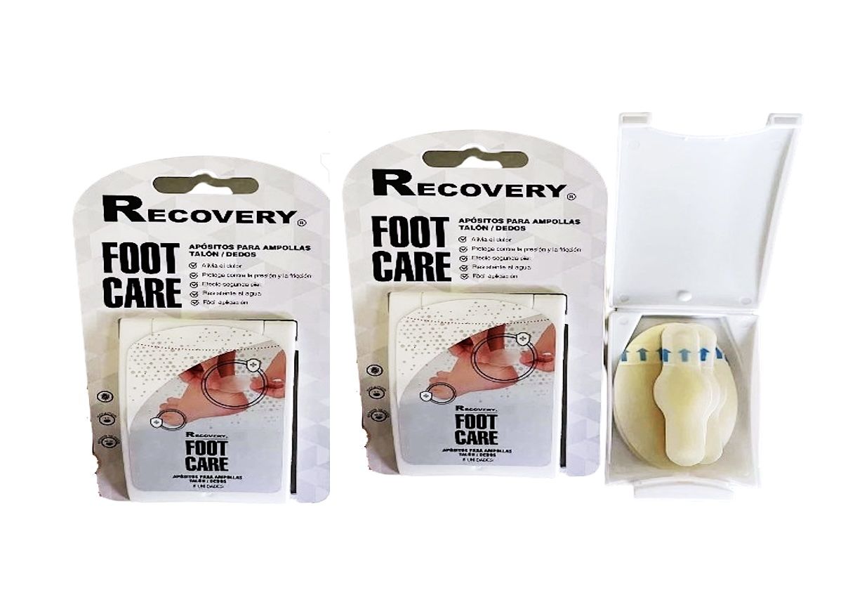 PACK APÓSITOS RECOVERY HIDROCOLOIDE AMPOLLA TALÓN DEDOS - 1