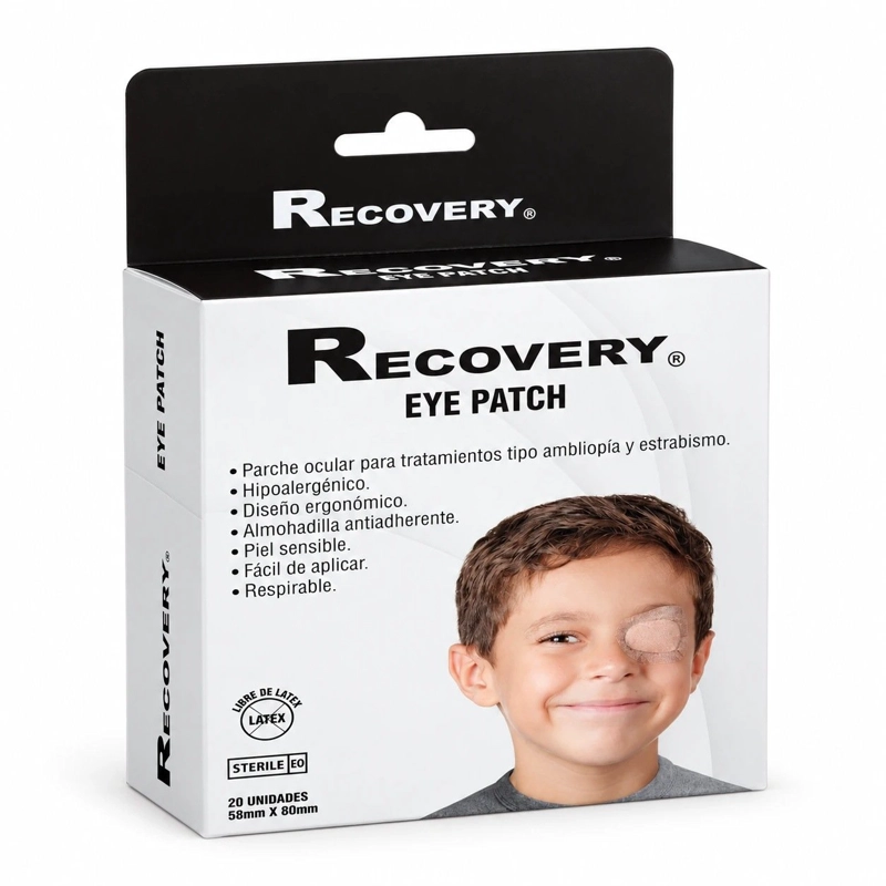 PARCHE OCULAR ES 58MMX80MM 20 UNIDADES RECOVERY - 1