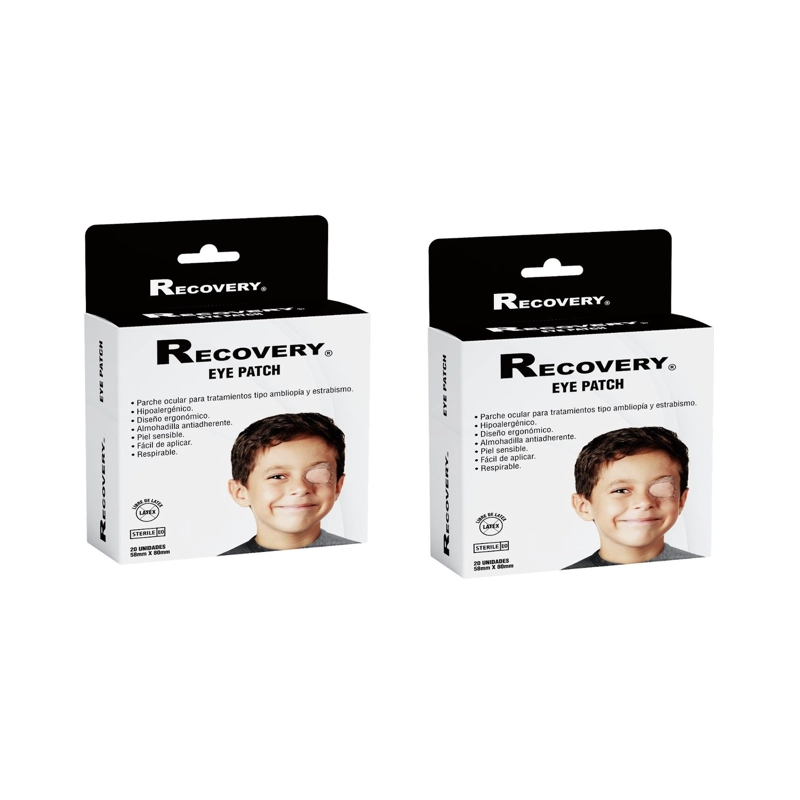 PACK X2 PARCHEs OCULARES PA 58MMX80MM RECOVERY - 1