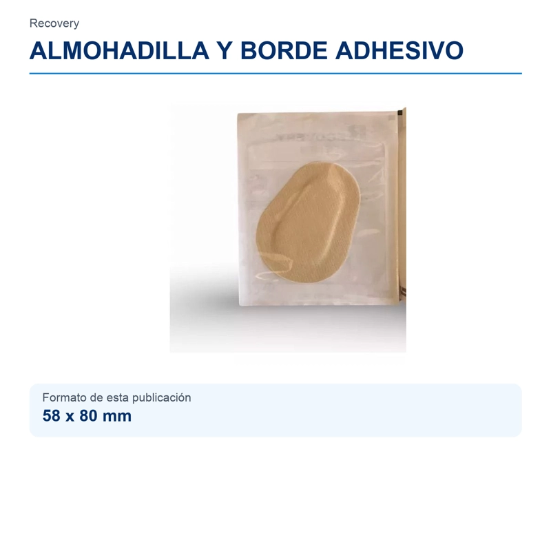 PACK X2 PARCHEs OCULARES PA 58MMX80MM RECOVERY - 2