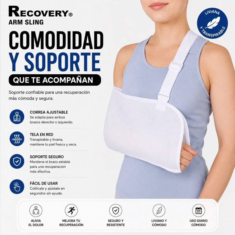CABESTRILLO RECOVERY DE MALLA AJUSTABLE PARA BRAZO - 2