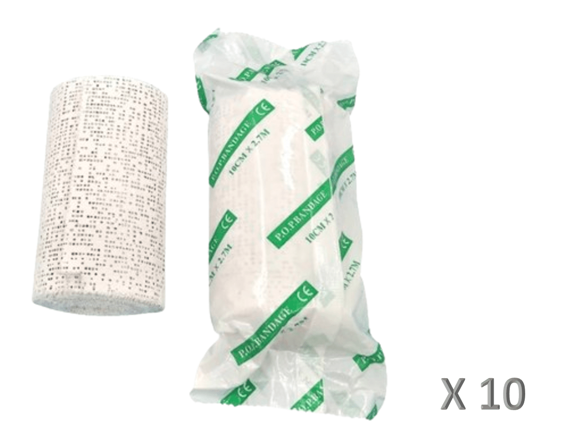 PACK 10 UNIDADES RECOVERY VENDA YESO 10CM X 27MT - 1