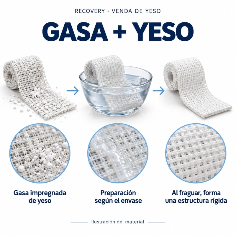 VENDA DE YESO RECOVERY 10 CM X 2,7 M, PACK 10 UNIDADES - 3