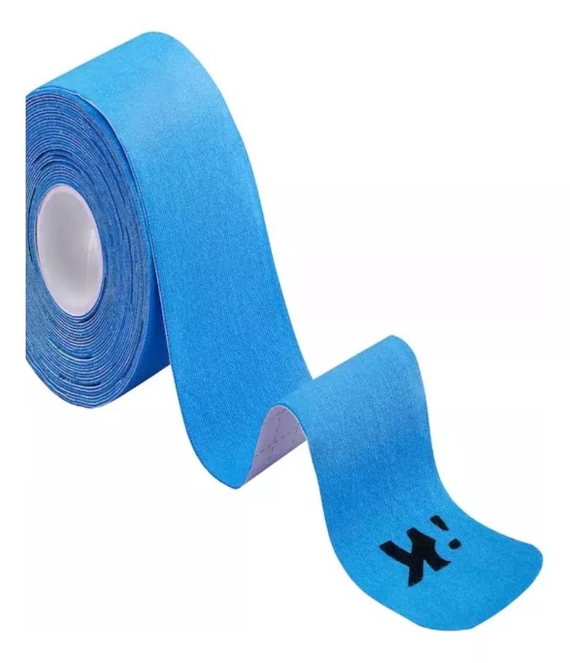 CINTAS TAPE KINESIOLOGICA AZUL PRECORTADA 5CM X 5MT RECOVERY - 2