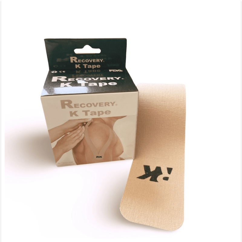 CINTAS TAPE KINESIOLOGICA BEIGE PRECORTADA 5CM X 5MT RECOVERY - 1