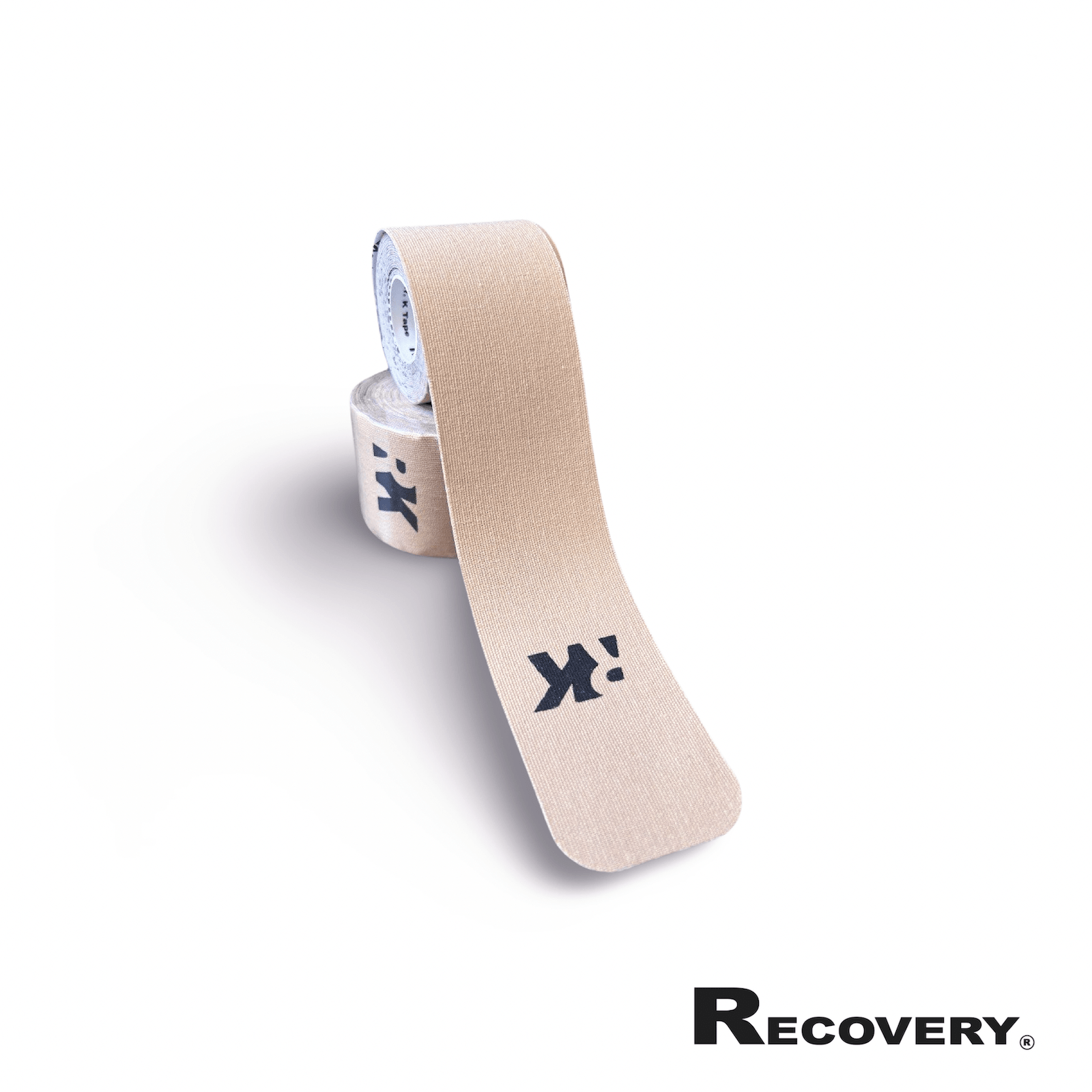 CINTAS TAPE KINESIOLOGICA BEIGE PRECORTADA 5CM X 5MT RECOVERY - 2