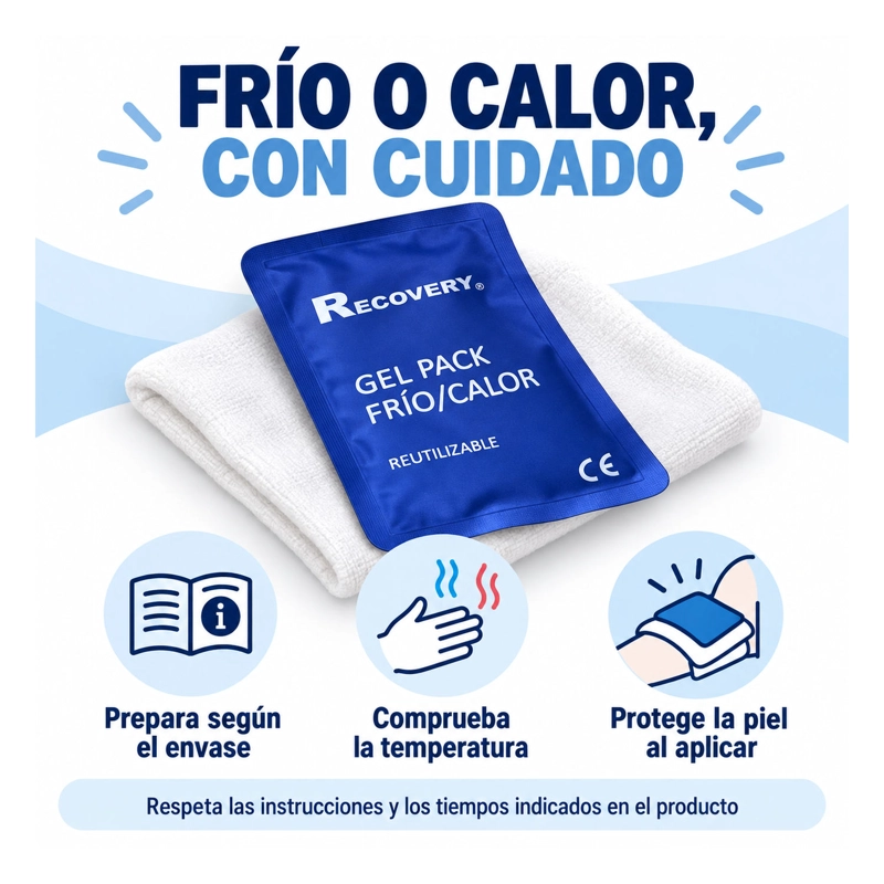 COMPRESA DE GEL RECOVERY FRIO/CALOR 23 X 13 CM - 4