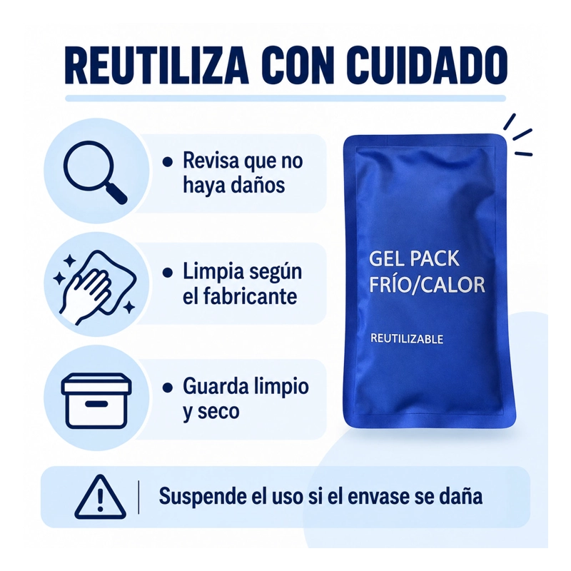 COMPRESA DE GEL RECOVERY FRIO/CALOR 23 X 13 CM - 5