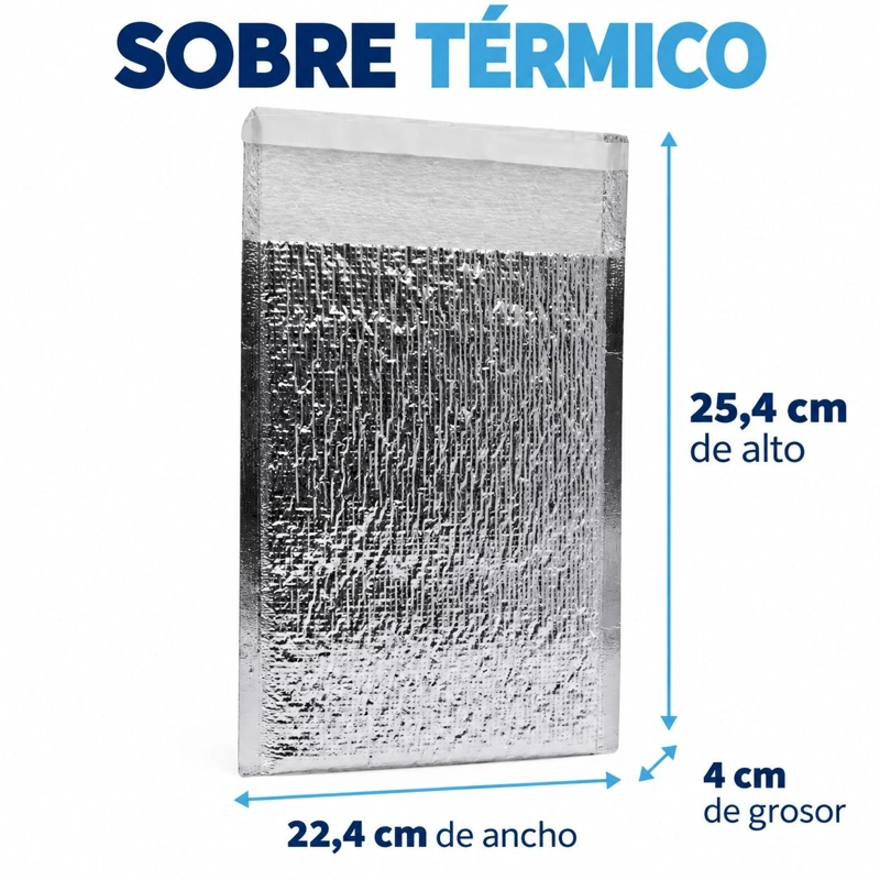 SOBRE TERMICO RECOVERY 22,4 X 25,4 X 4 CM, 1 UNIDAD - 2