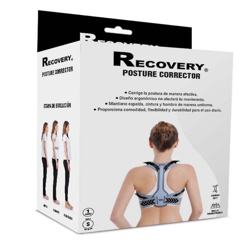 CORRECTOR RECOVERY POSTURA MANTIENE ESPALDA CINTURA Y HOMBRO MANERA UNIFORME - 5