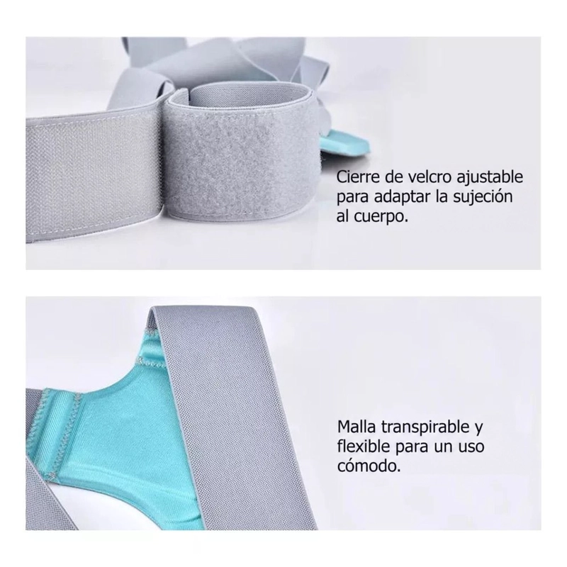 CORRECTOR RECOVERY POSTURA MANTIENE ESPALDA CINTURA Y HOMBRO MANERA UNIFORME - 7