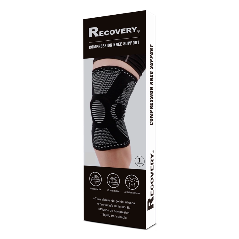 RODILLERA RECOVERY DEPORTIVA SOPORTE LATERAL FRONTAL ARTRITIS PÁDEL GYM DOLORES LESIONES MUSCULARES - 7