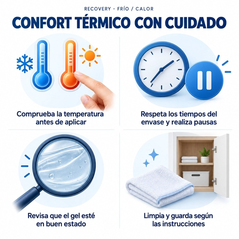 COMPRESA RECOVERY POSTPARTO ALIVIA DOLOR PERINEAL FRIO/CALOR 2 UNIDADES - 5